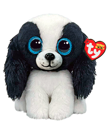 TY Beanie Boo Sissy Black White Dog Regular