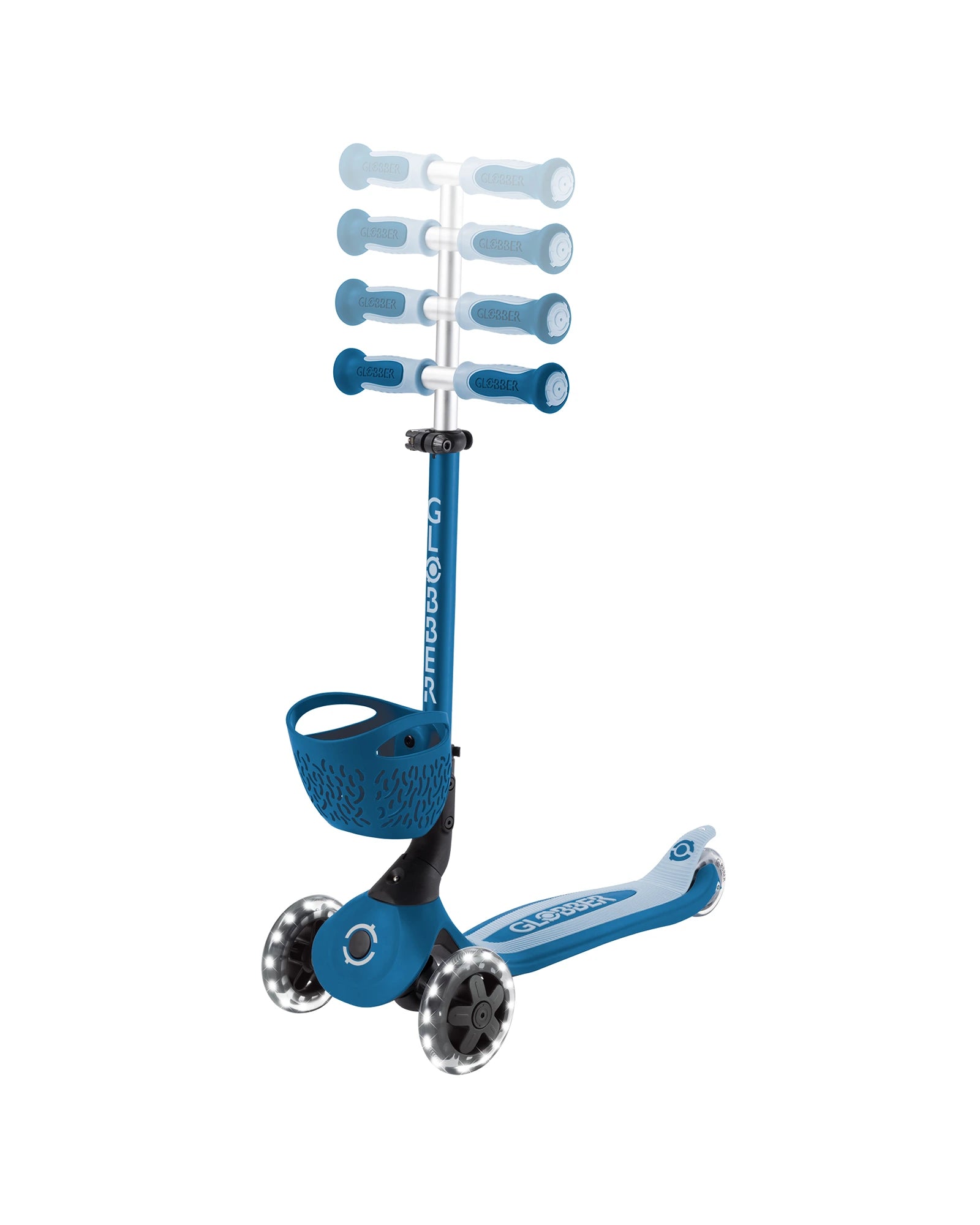 Globber Go Up Baby Lights 360 Dark Blue/Pastel Blue
