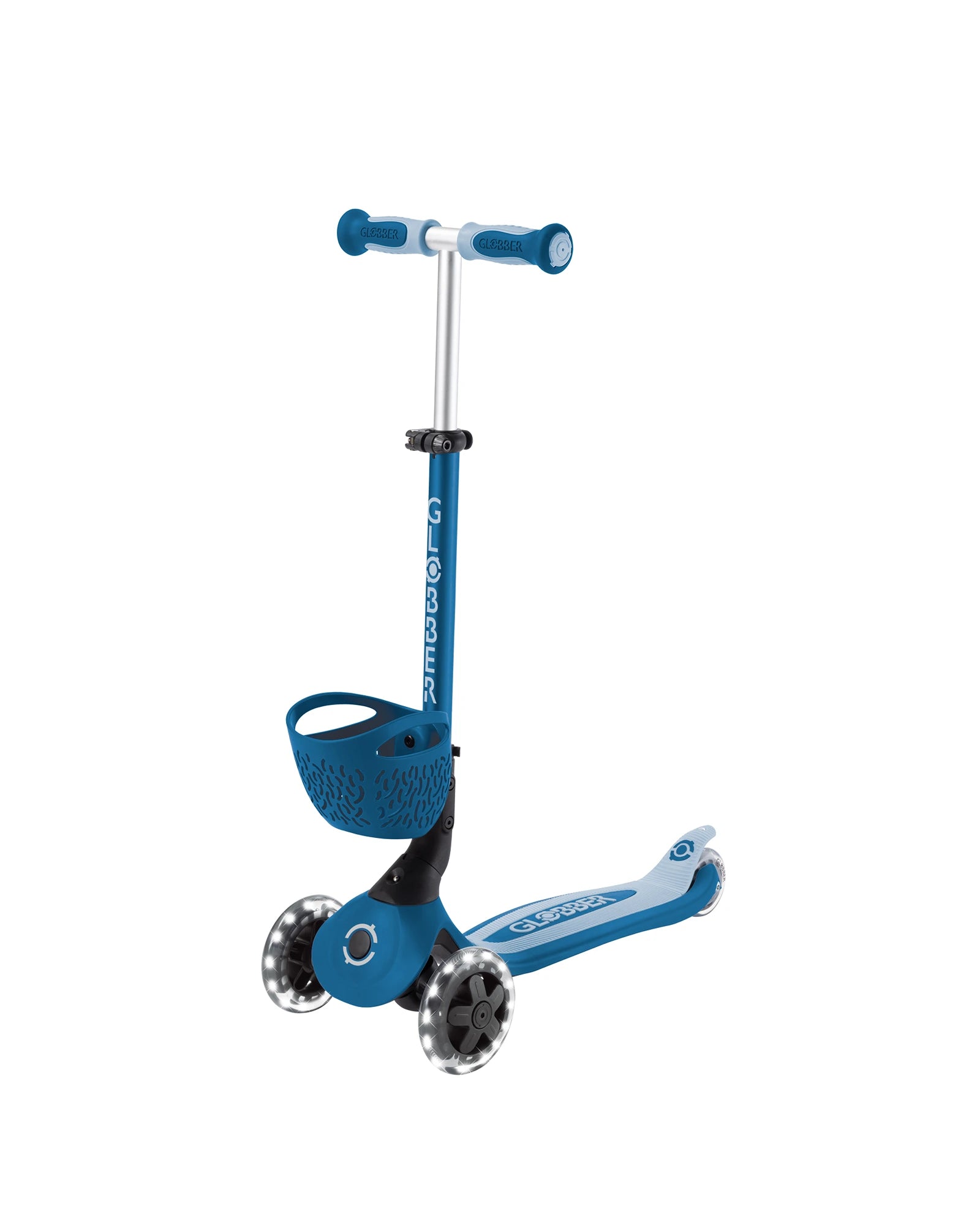 Globber Go Up Baby Lights 360 Dark Blue/Pastel Blue