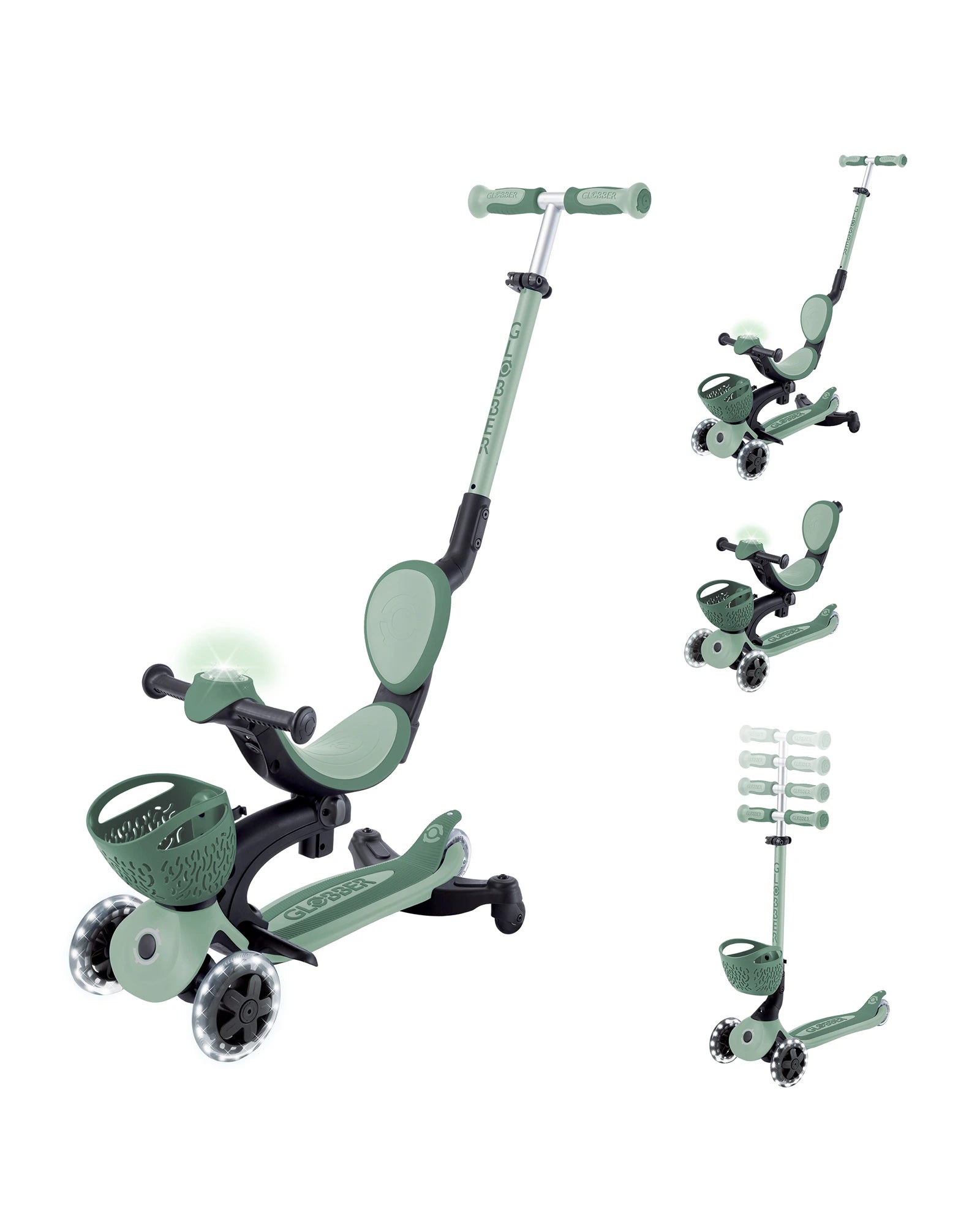 Globber Go Up Baby Lights 360