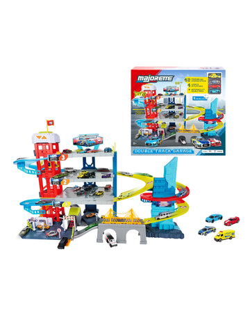 Double Track Garage + 4 Vehicles