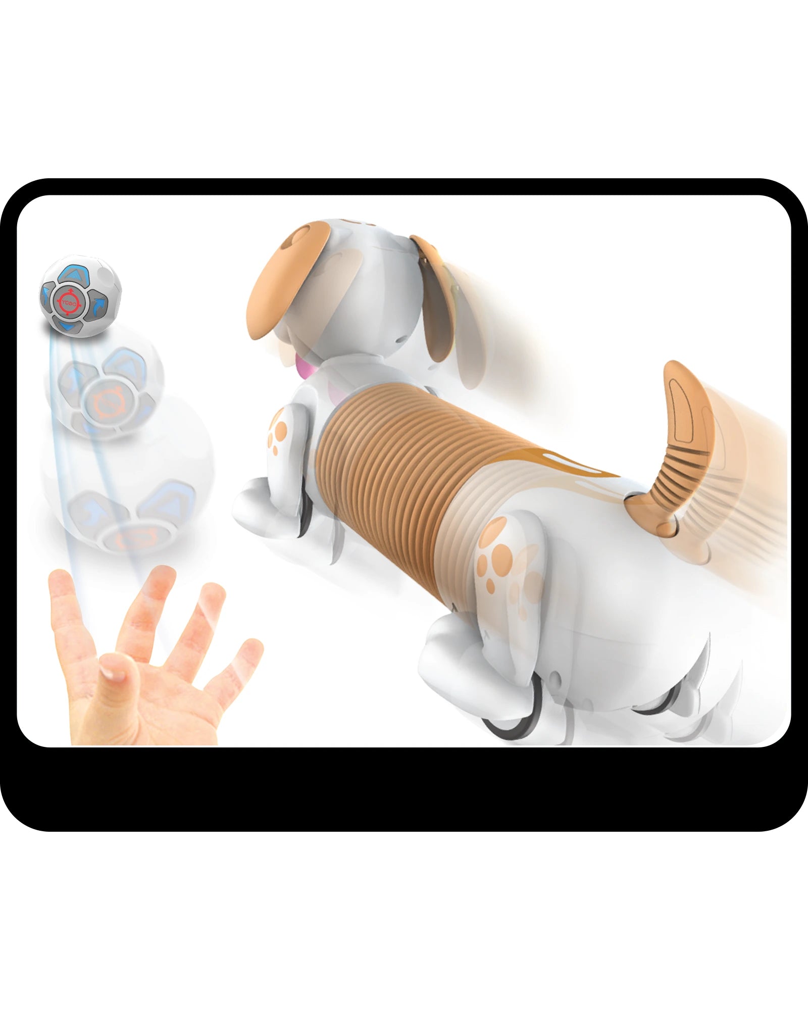 SilverLit Robo Dash D – Cagnolino Robot Interattivo Rosa Con Sensore Tattile E Controllo Gesti Per Bambini - 3