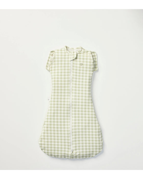 Grow Kindly 1.0 TOG Swaddle Sleeping Bag - Gumleaf Gingham