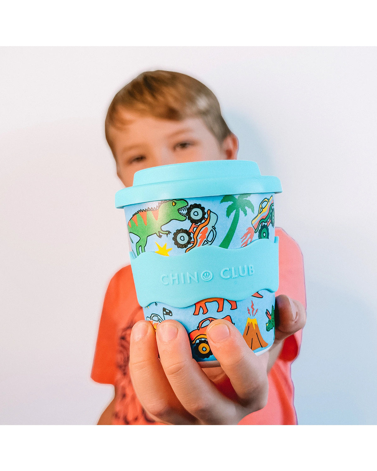 Dinosaurs and Monster Trucks 4oz Cup