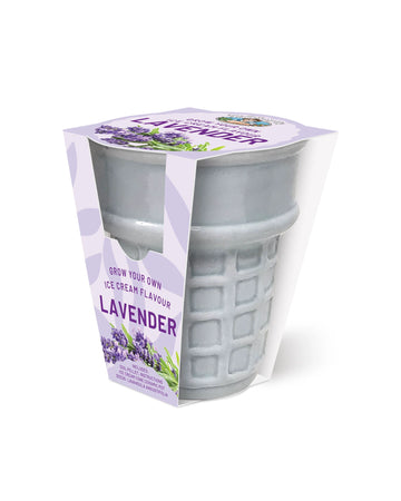 Ice Cream Cone Grow Kit Lavender - Purple