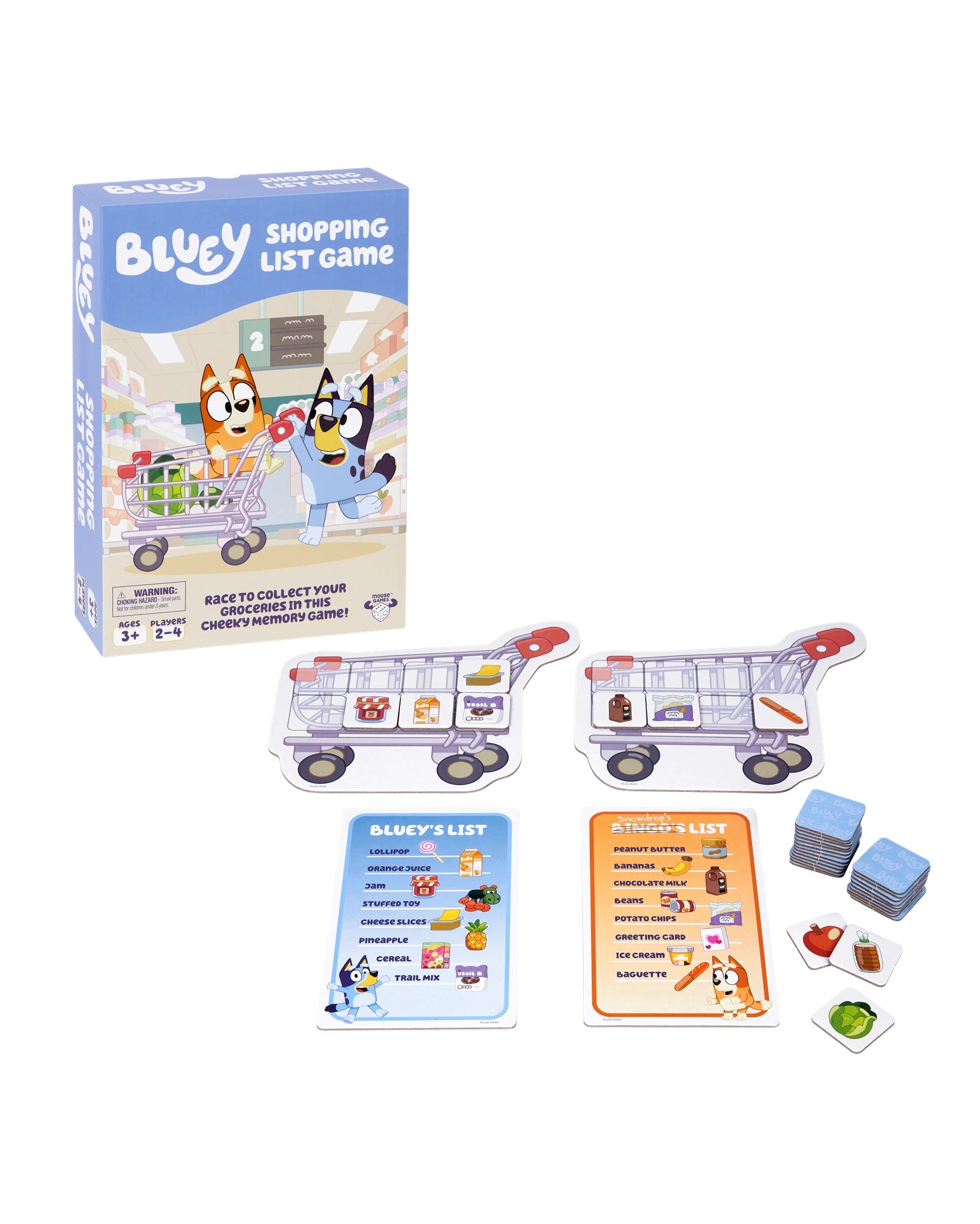 Bluey Shopping List Game