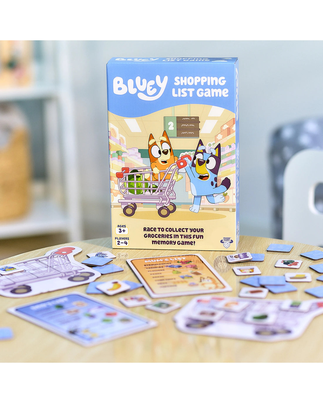 Bluey Shopping List Game
