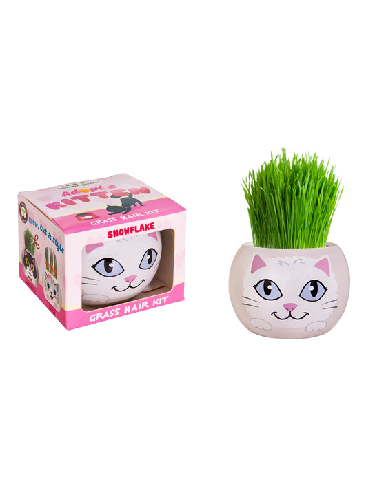 Grass Hair Kit Kitten Snowflake — Kidstuff