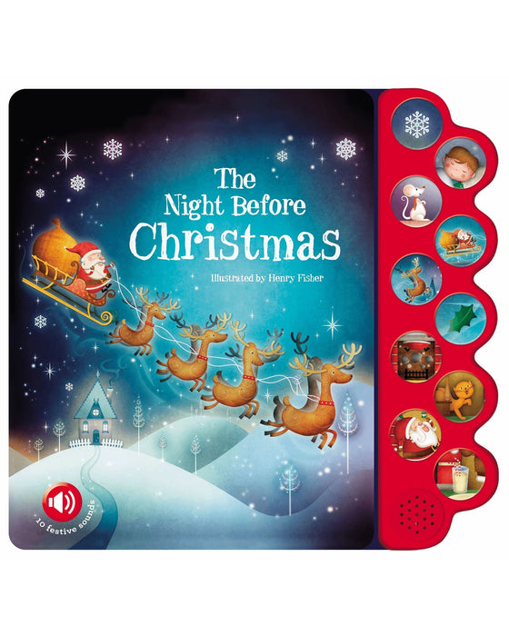 10 Button Sound Book The Night Before Christmas