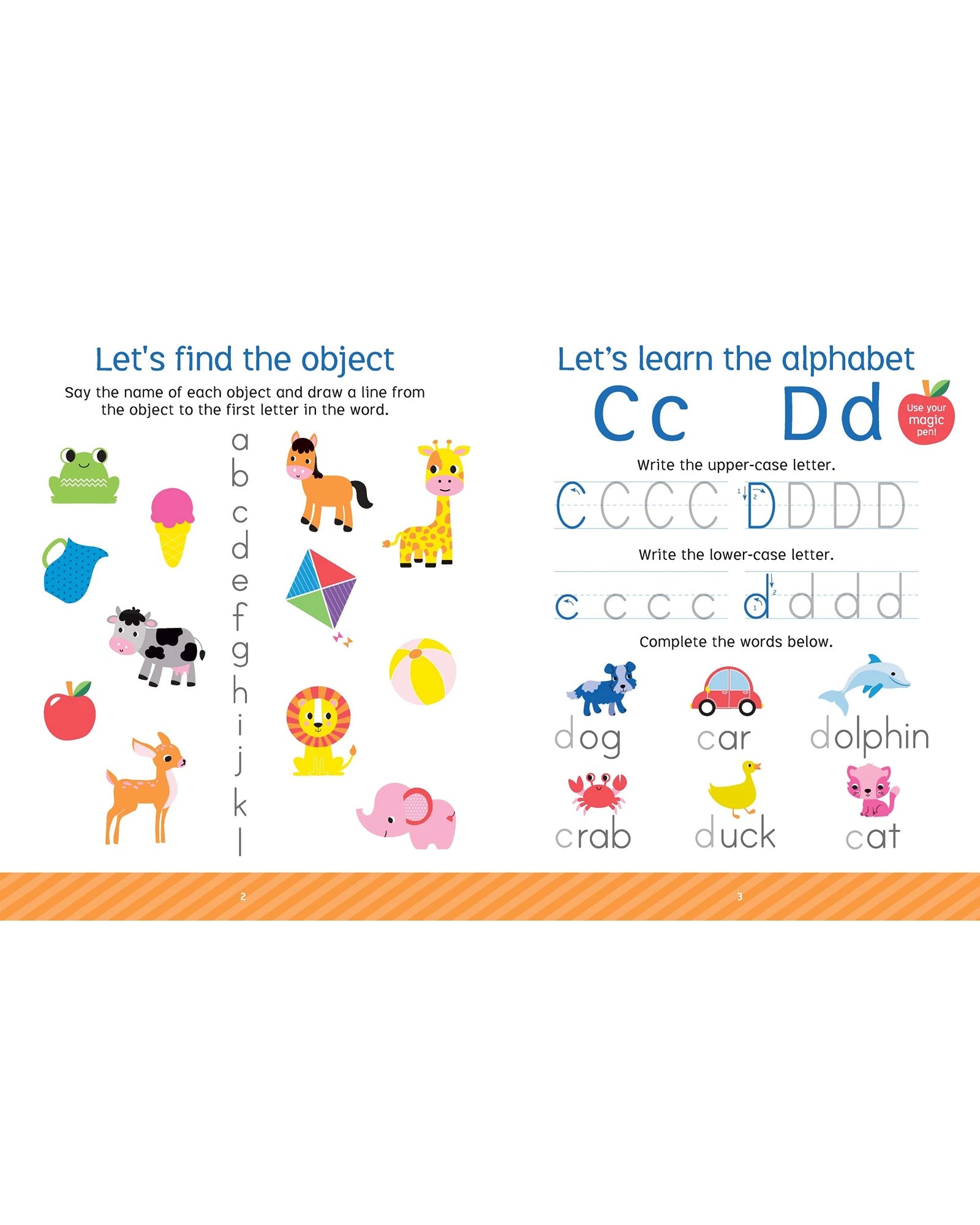 Little Genius Vol. 2 Fading Ink Magic Tracing Book Word Fun