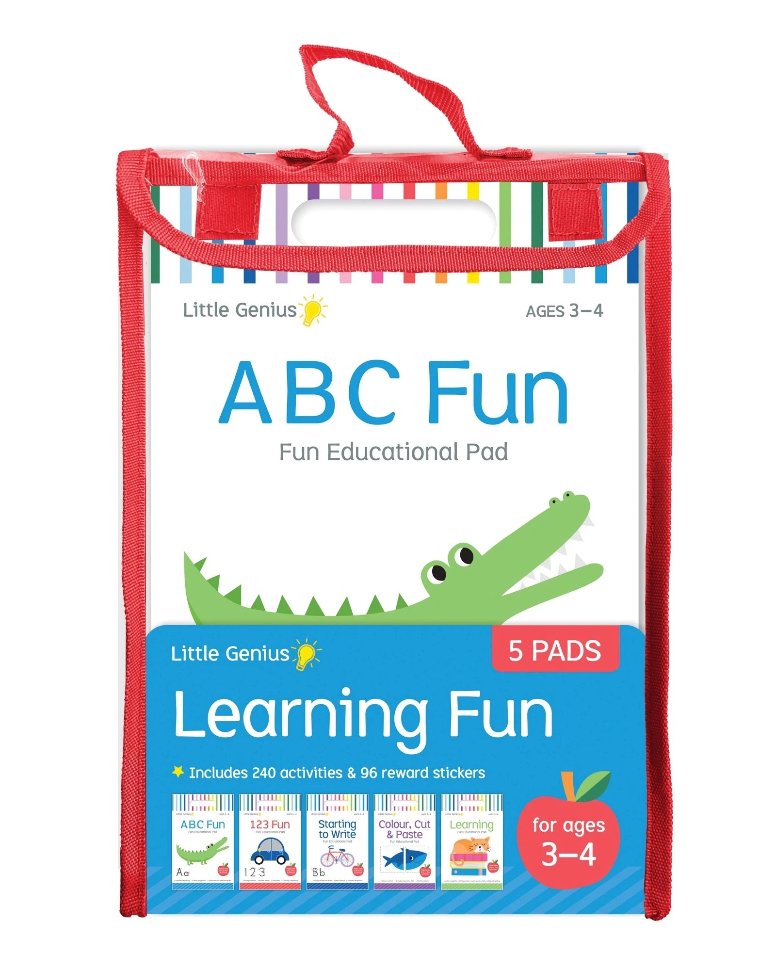 Vol. 2 5-Pack of Activity Pads Age 3-4