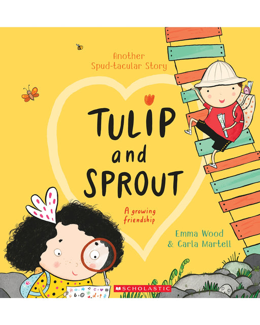 Tulip and Sprout A Growing Friendship Paperback Book by Emma Wood
