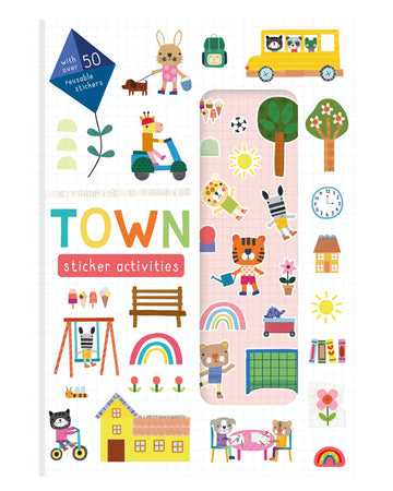 Stretchy Stickers - Town