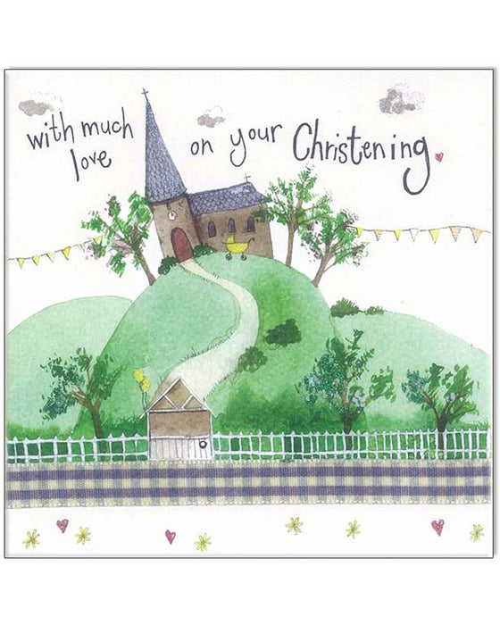 Waterlyn With Much Love On Your Christening Day Card