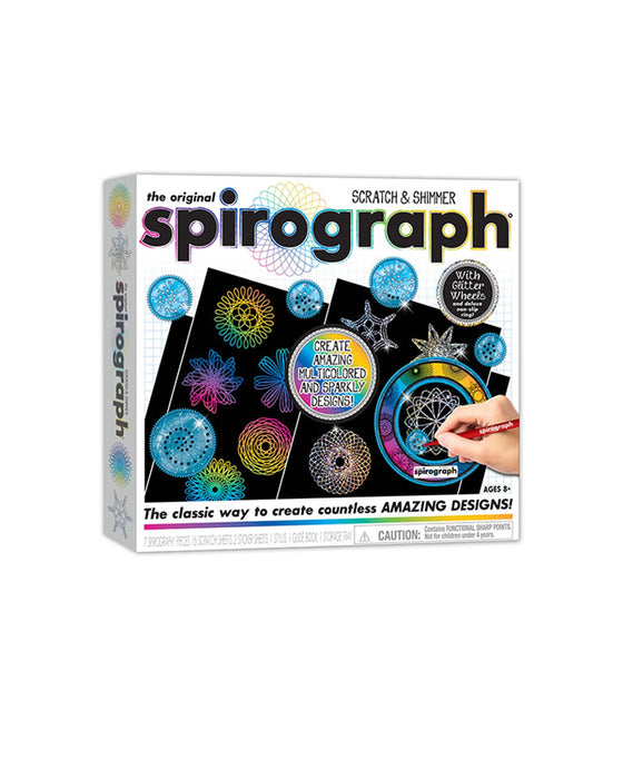 Spirograph Shimmer and Scratch