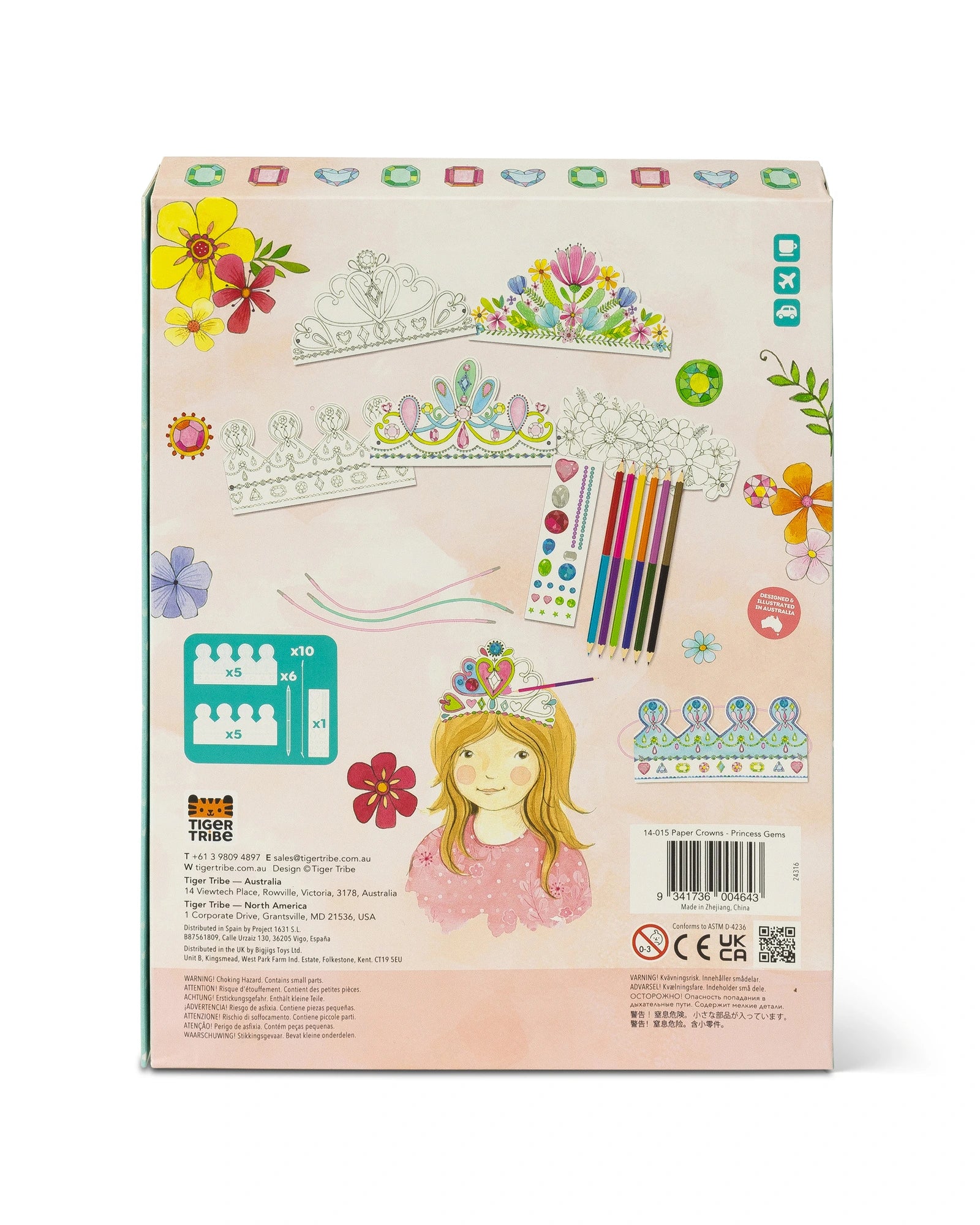 Tiger Tribe Paper Crowns Princess Gems