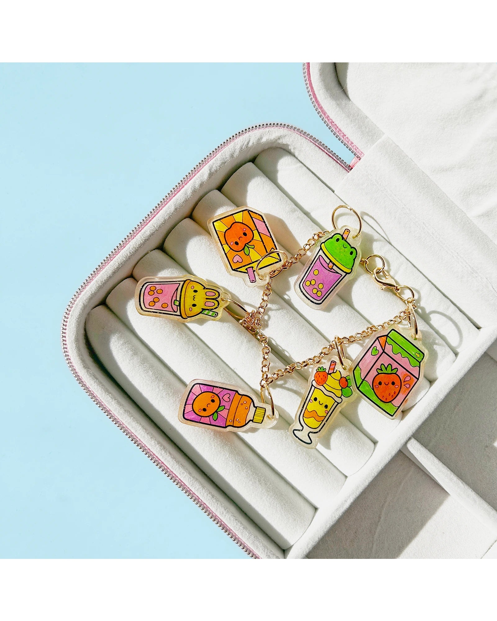 SHRINKORAMA - Charm Bracelet - Kawaii Drinks