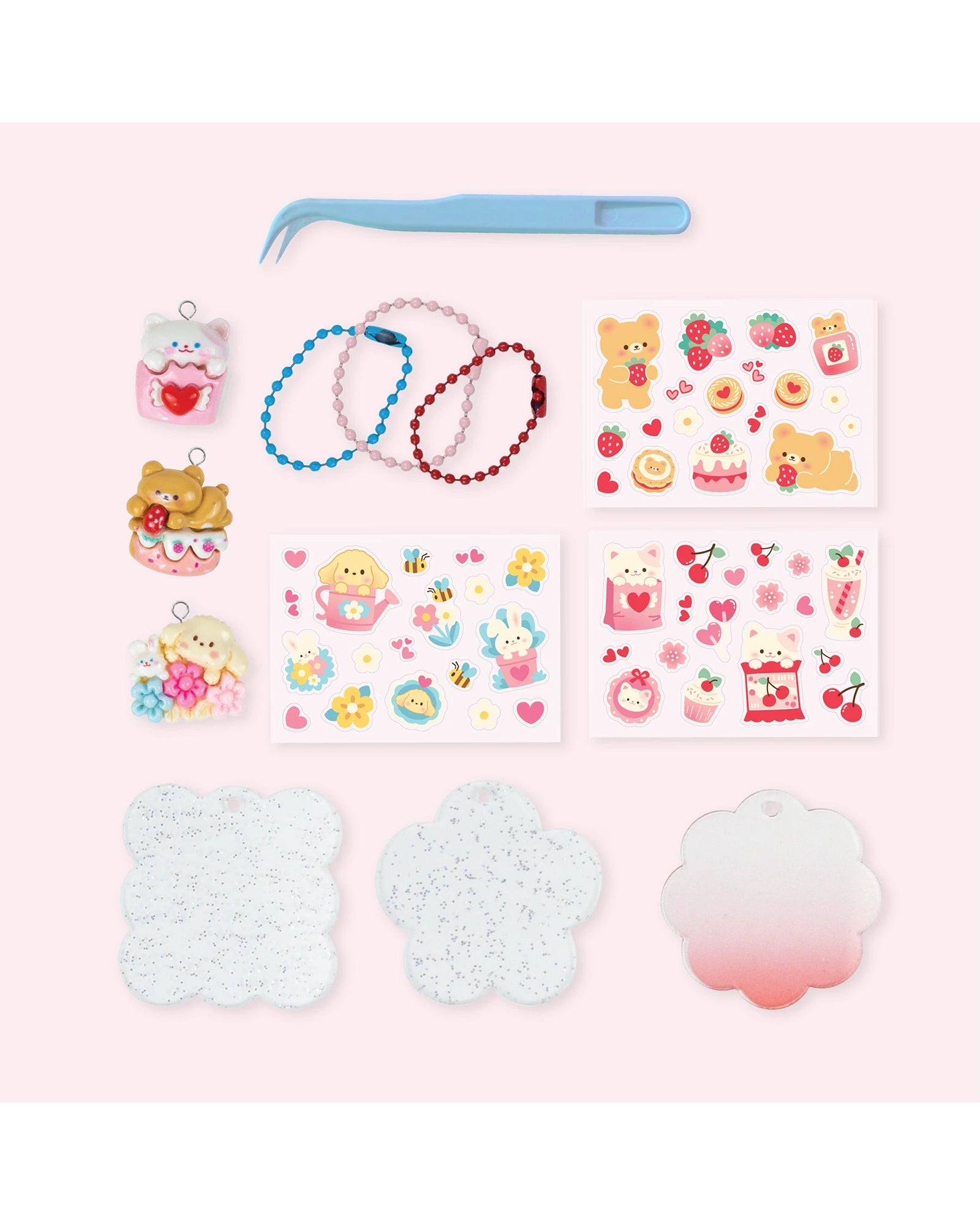 Sticker Craft Kit - Kawaii Bag Charms