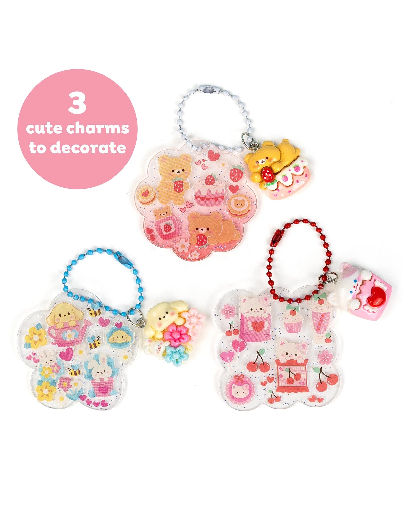 Sticker Craft Kit - Kawaii Bag Charms