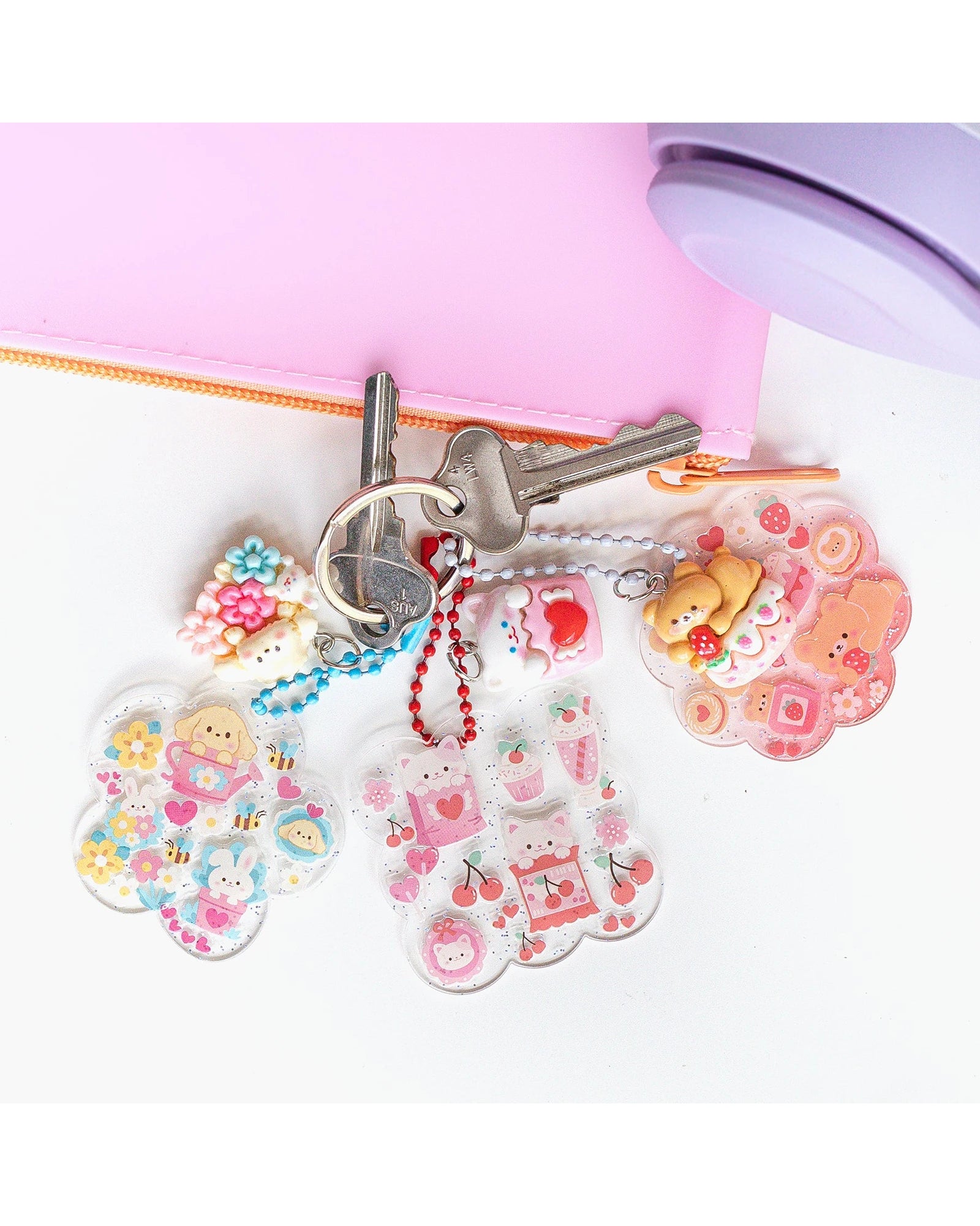 Sticker Craft Kit - Kawaii Bag Charms