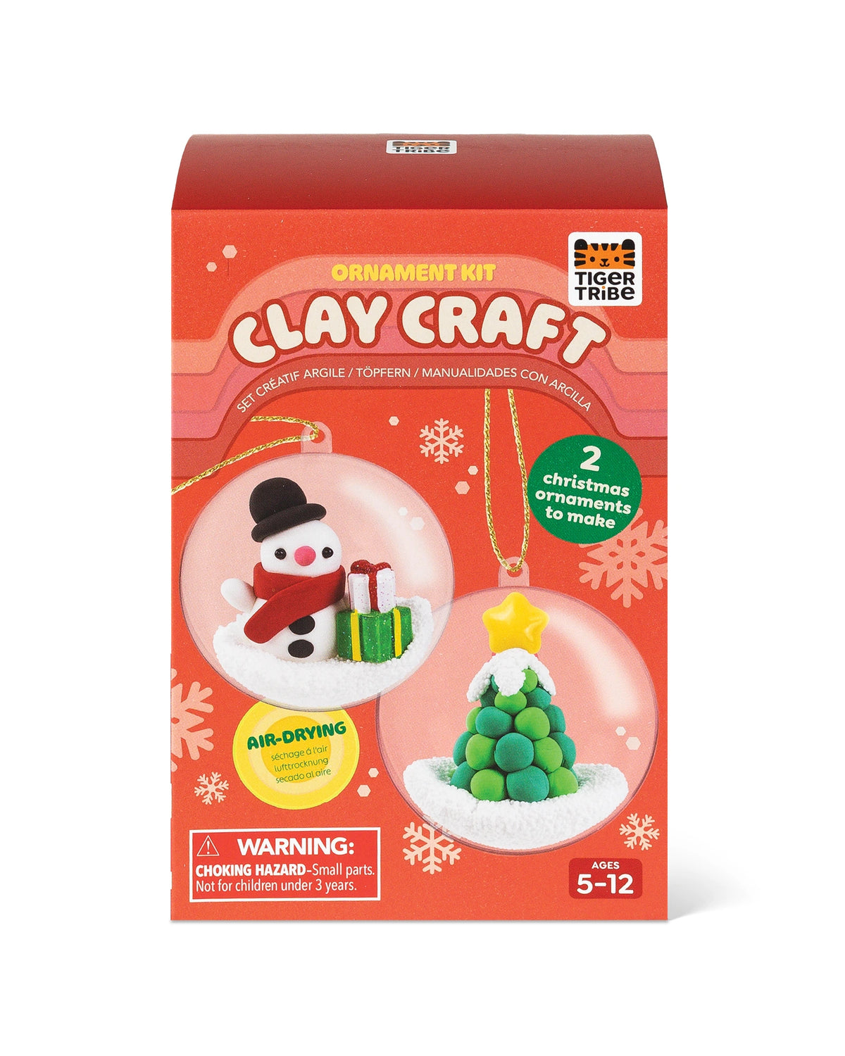 Clay Craft - Ornament Kit - Snowman & Tree