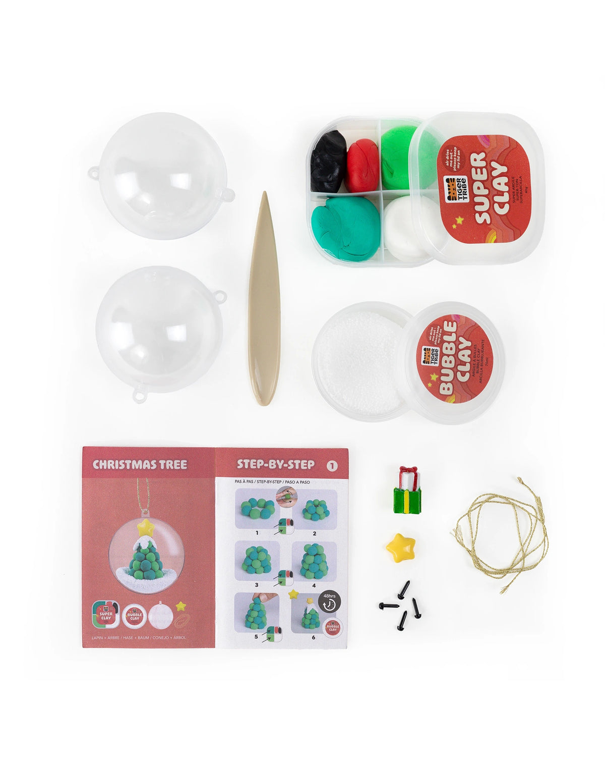 Clay Craft - Ornament Kit - Snowman & Tree