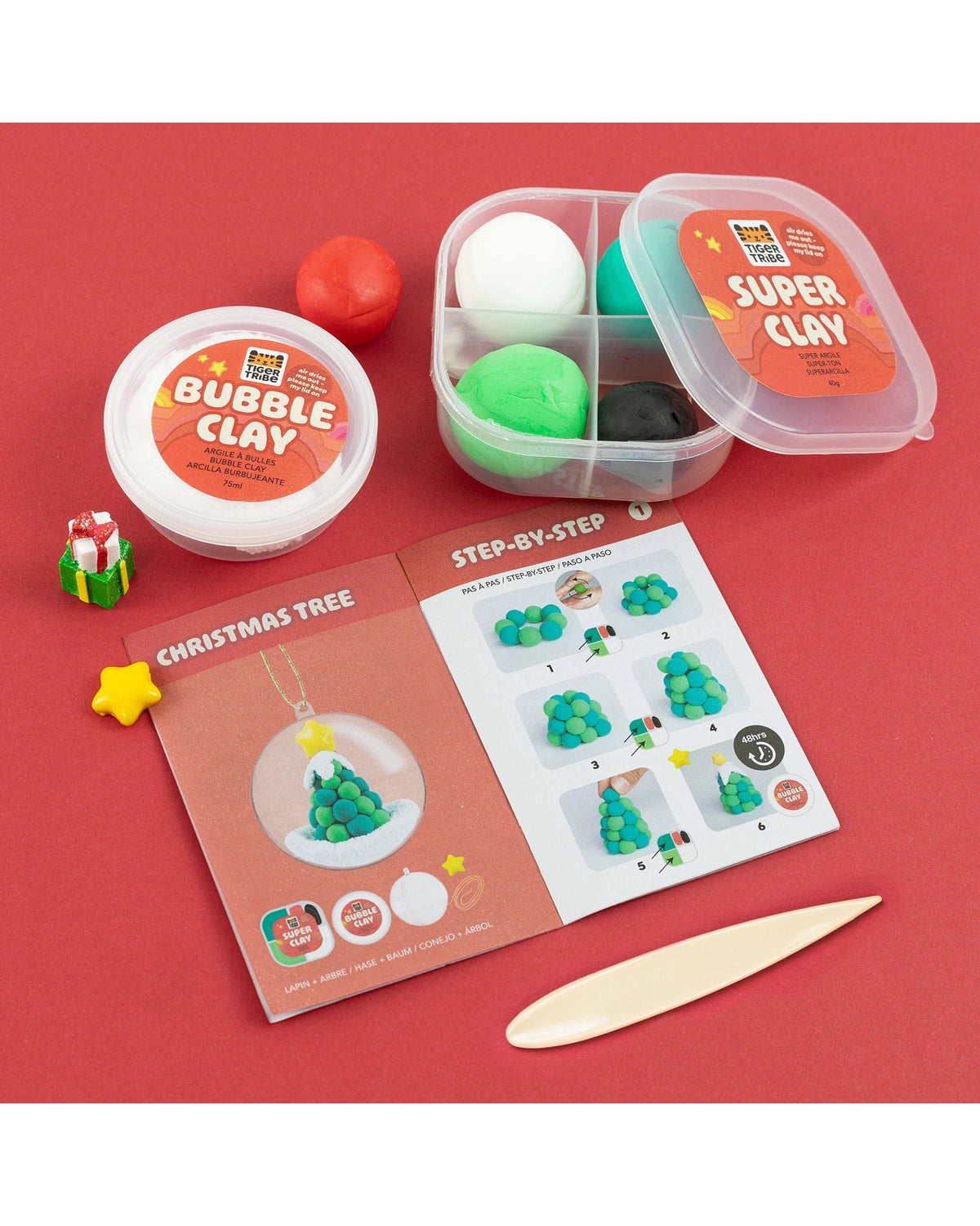 Clay Craft - Ornament Kit - Snowman & Tree