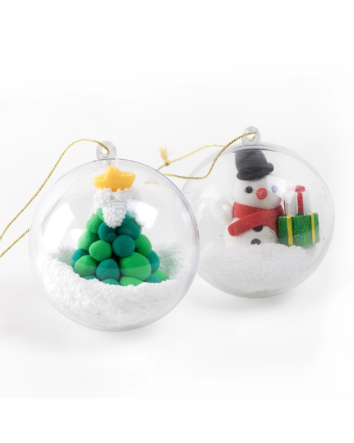 Clay Craft - Ornament Kit - Snowman & Tree