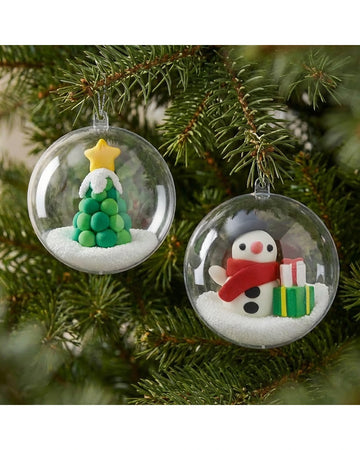 Clay Craft - Ornament Kit - Snowman & Tree