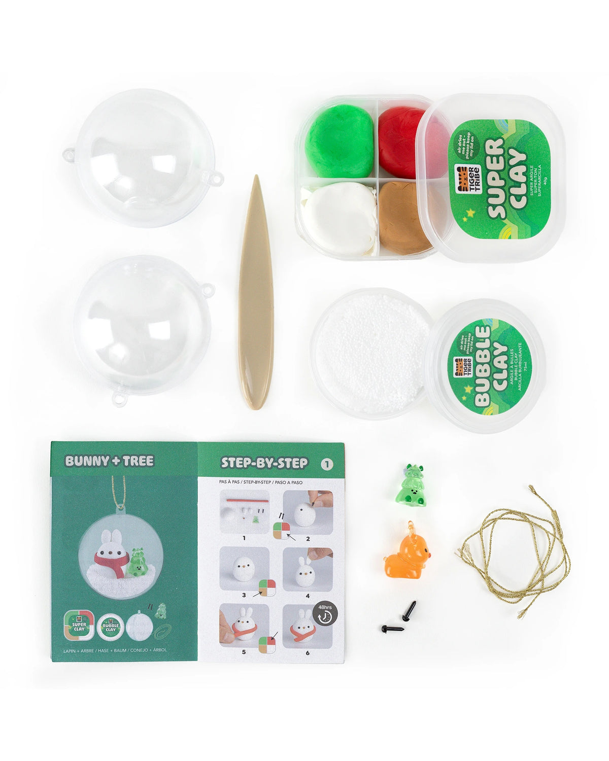 Clay Craft - Ornament Kit - Bear & Bunny