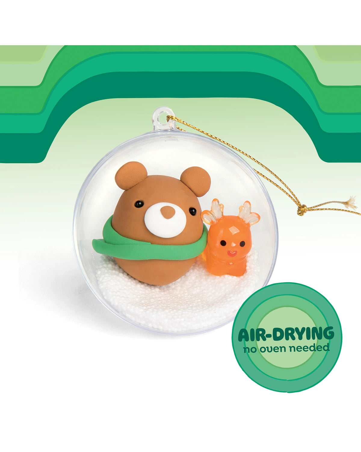 Clay Craft - Ornament Kit - Bear & Bunny