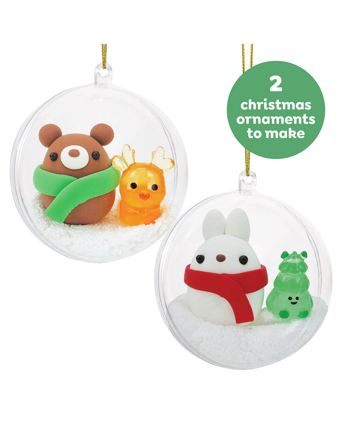 Clay Craft - Ornament Kit - Bear & Bunny