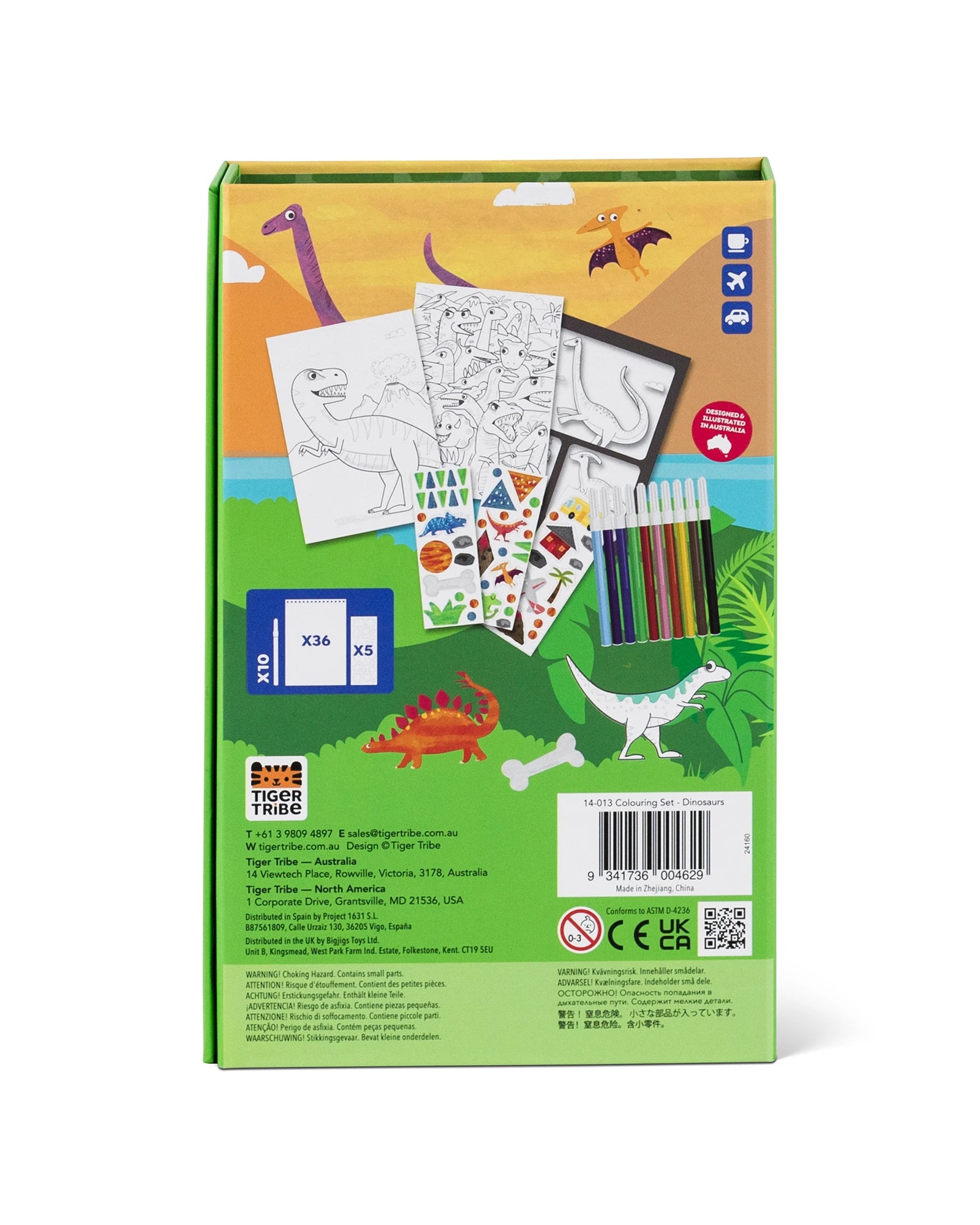 Tiger Tribe Colour Set Dinosaur