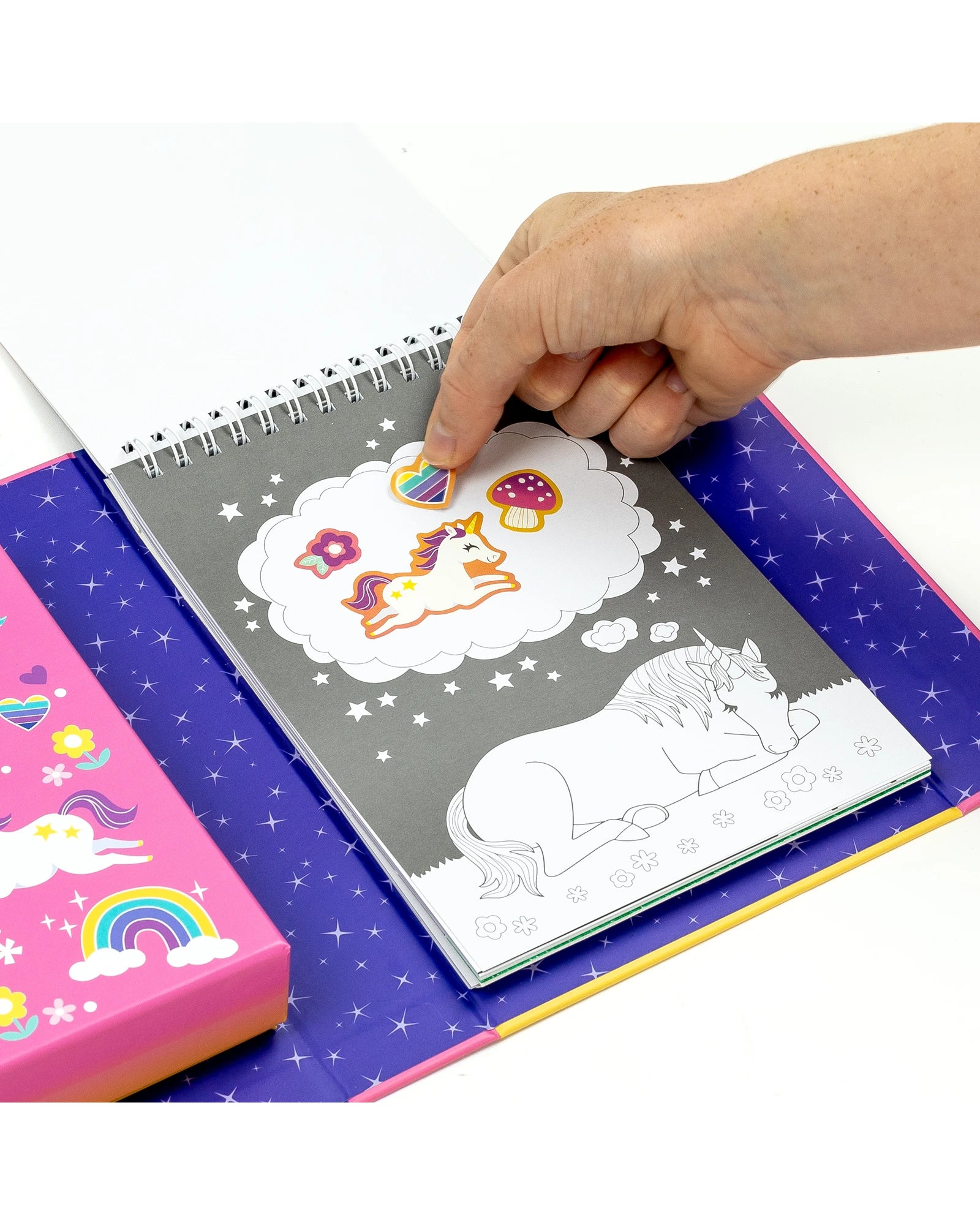 Tiger Tribe Colouring Set Unicorn Magic