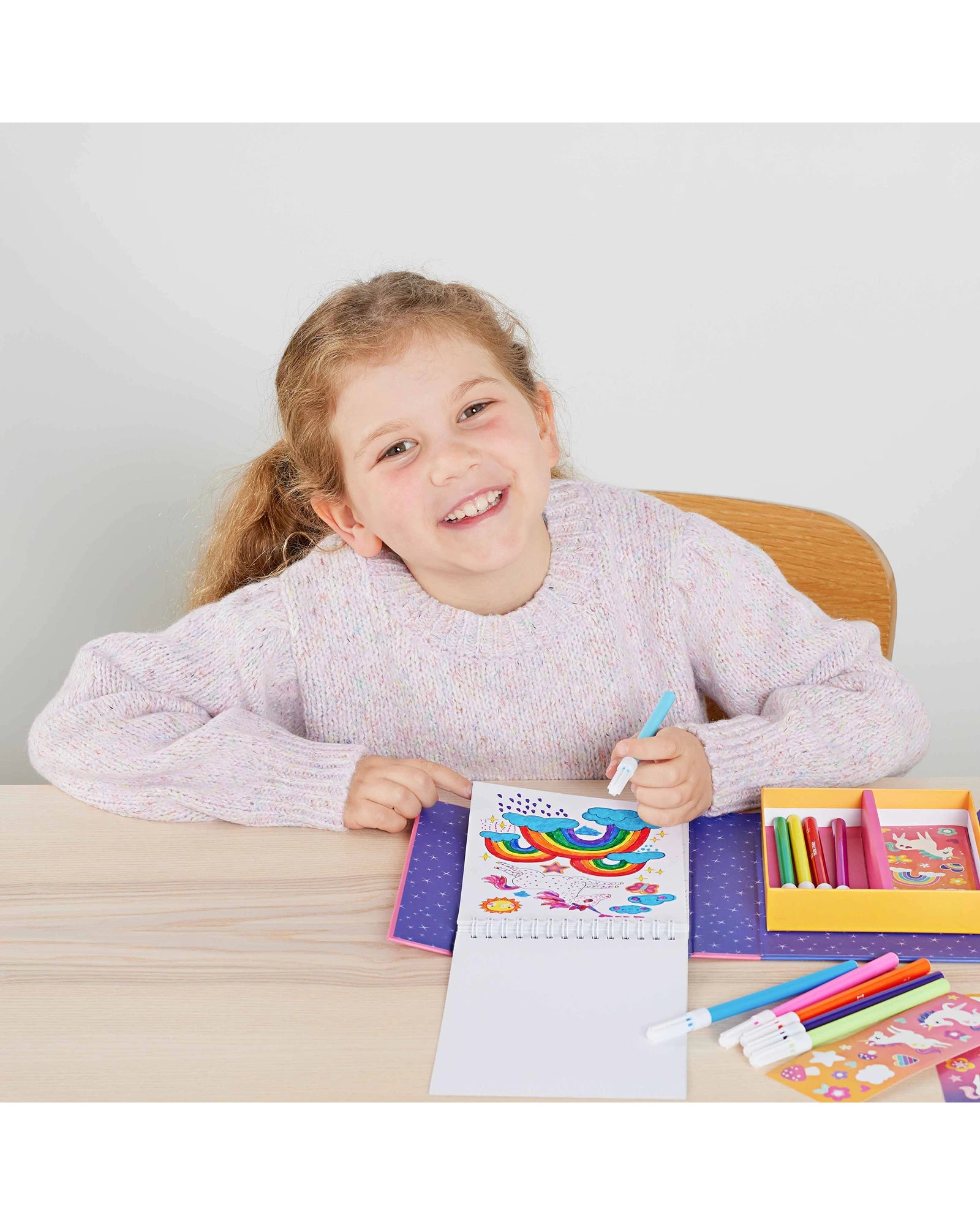 Tiger Tribe Colouring Set Unicorn Magic