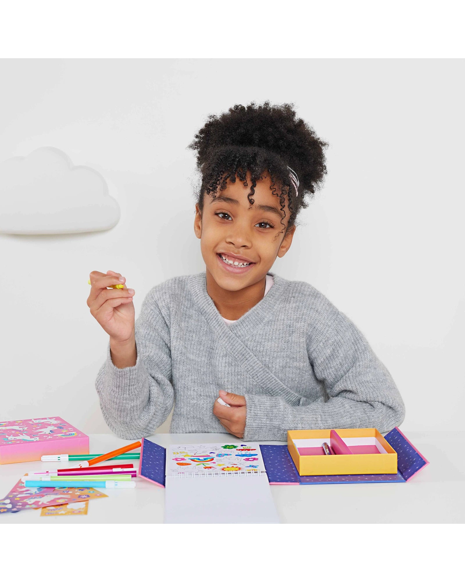 Tiger Tribe Colouring Set Unicorn Magic