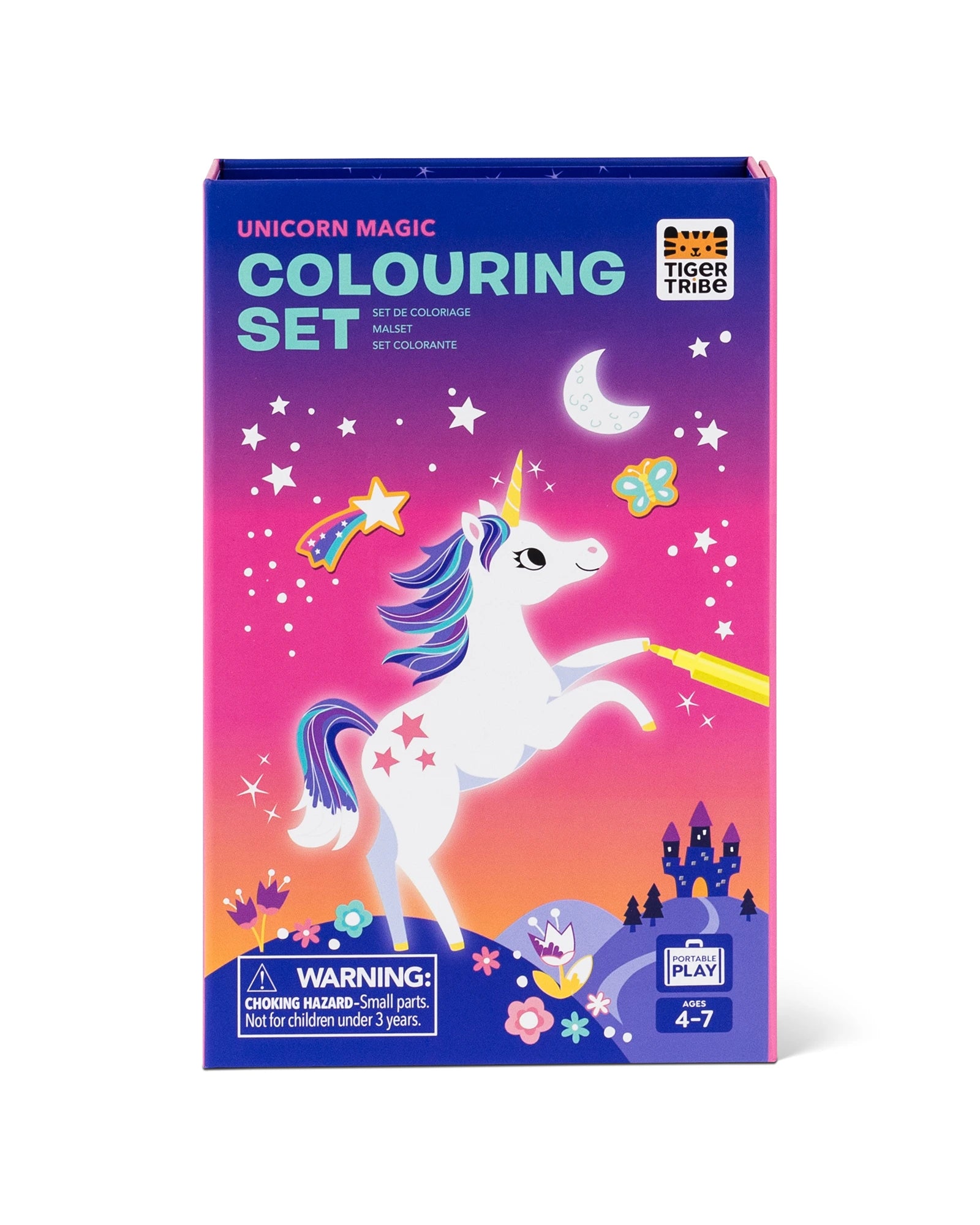 Tiger Tribe Colouring Set Unicorn Magic
