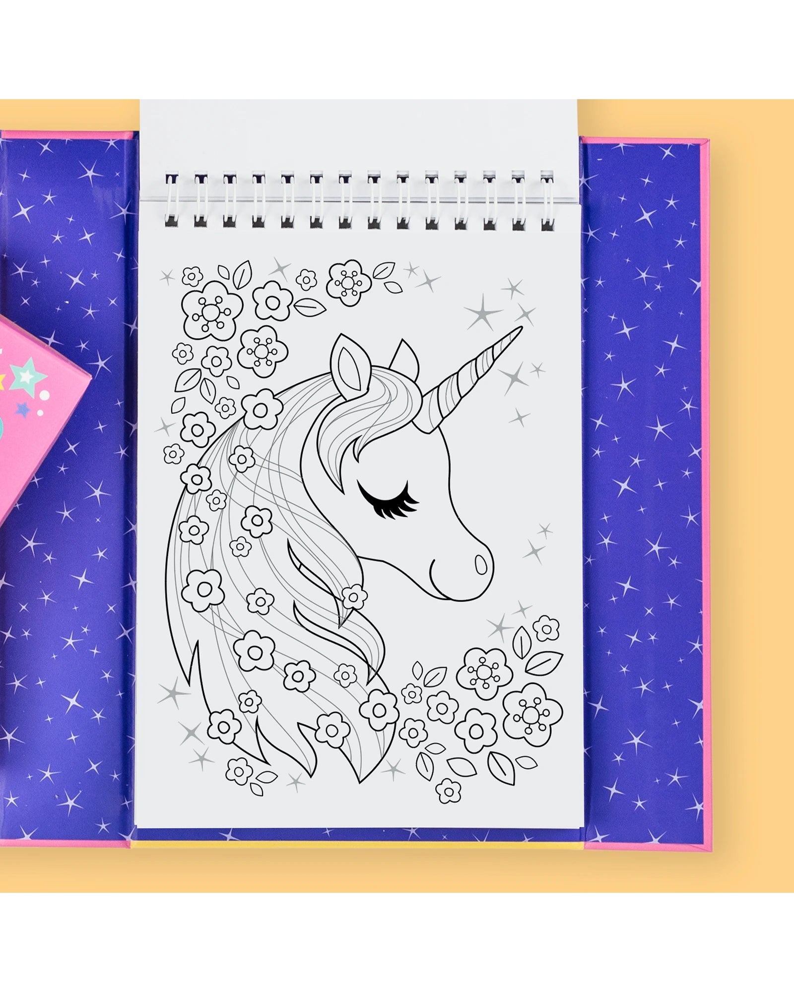 Tiger Tribe Colouring Set Unicorn Magic