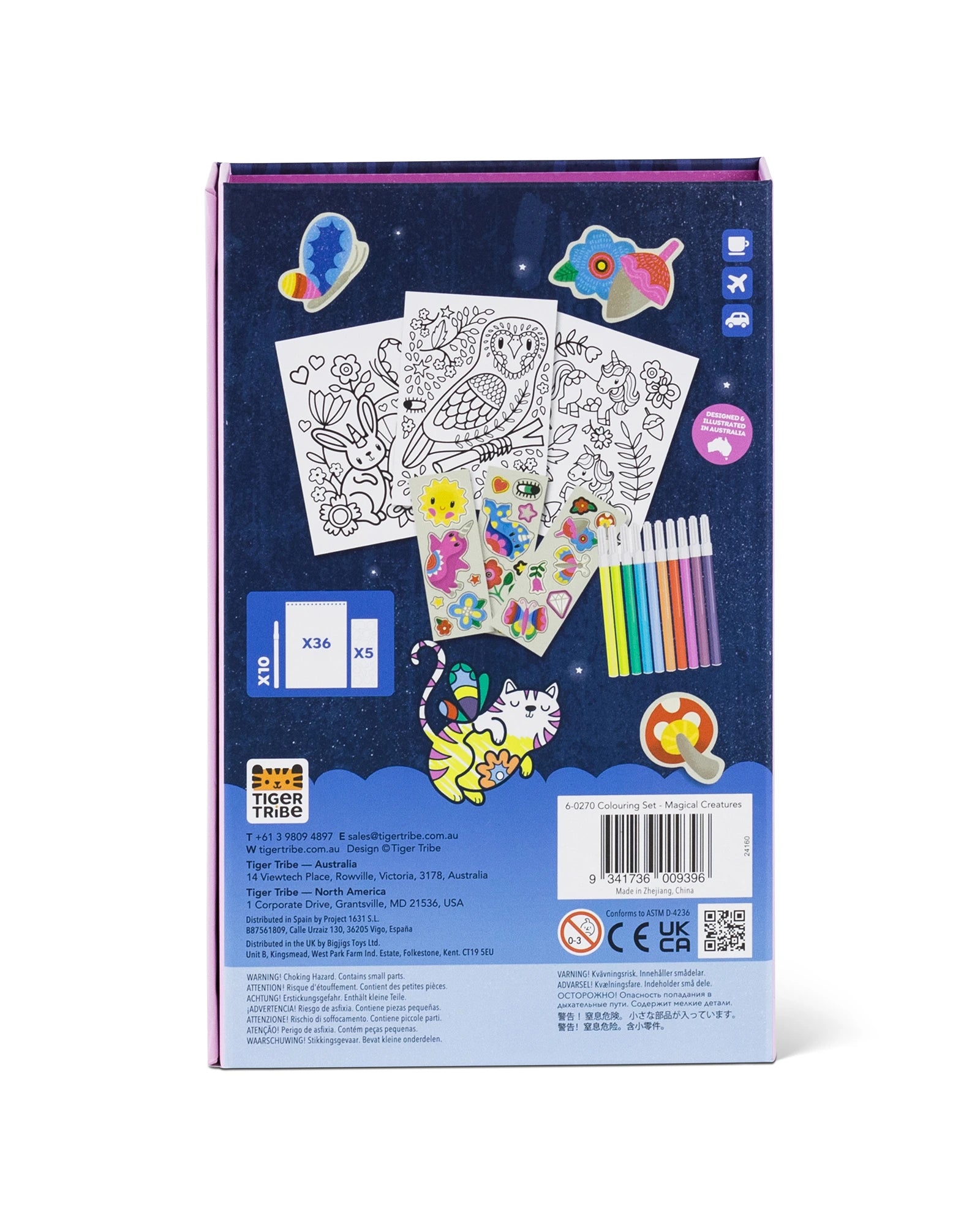 Tiger Tribe Colouring Set Magical Creatures