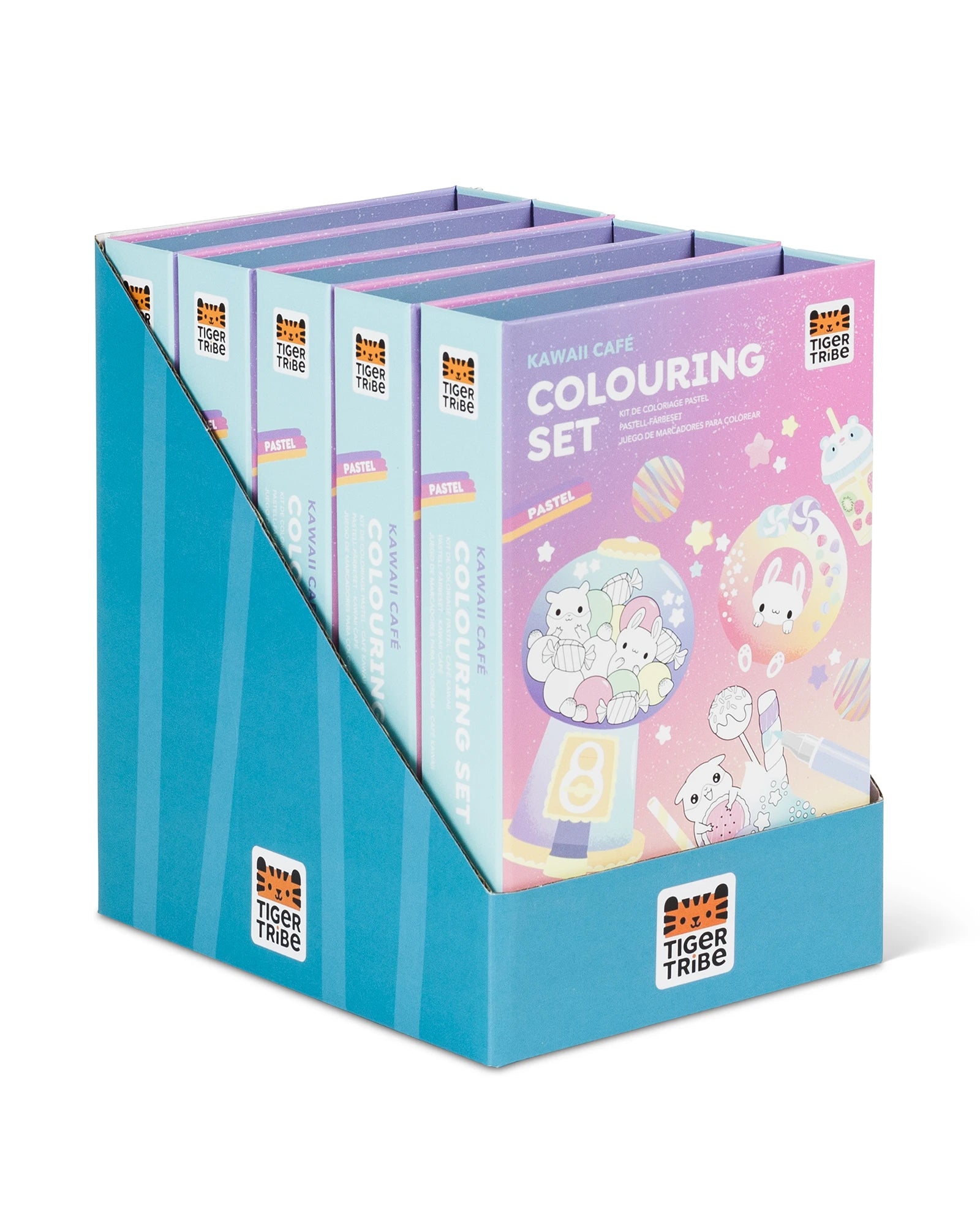 Tiger Tribe Pastel Colouring SetKawaii Caf