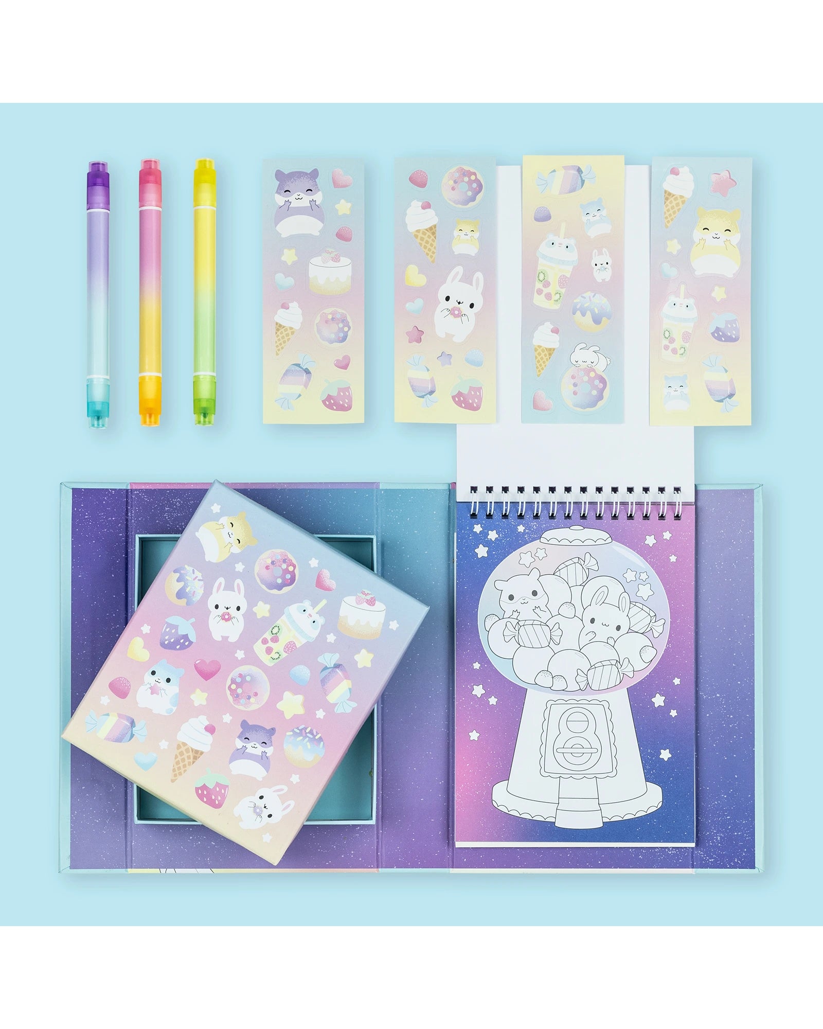 Tiger Tribe Pastel Colouring SetKawaii Caf