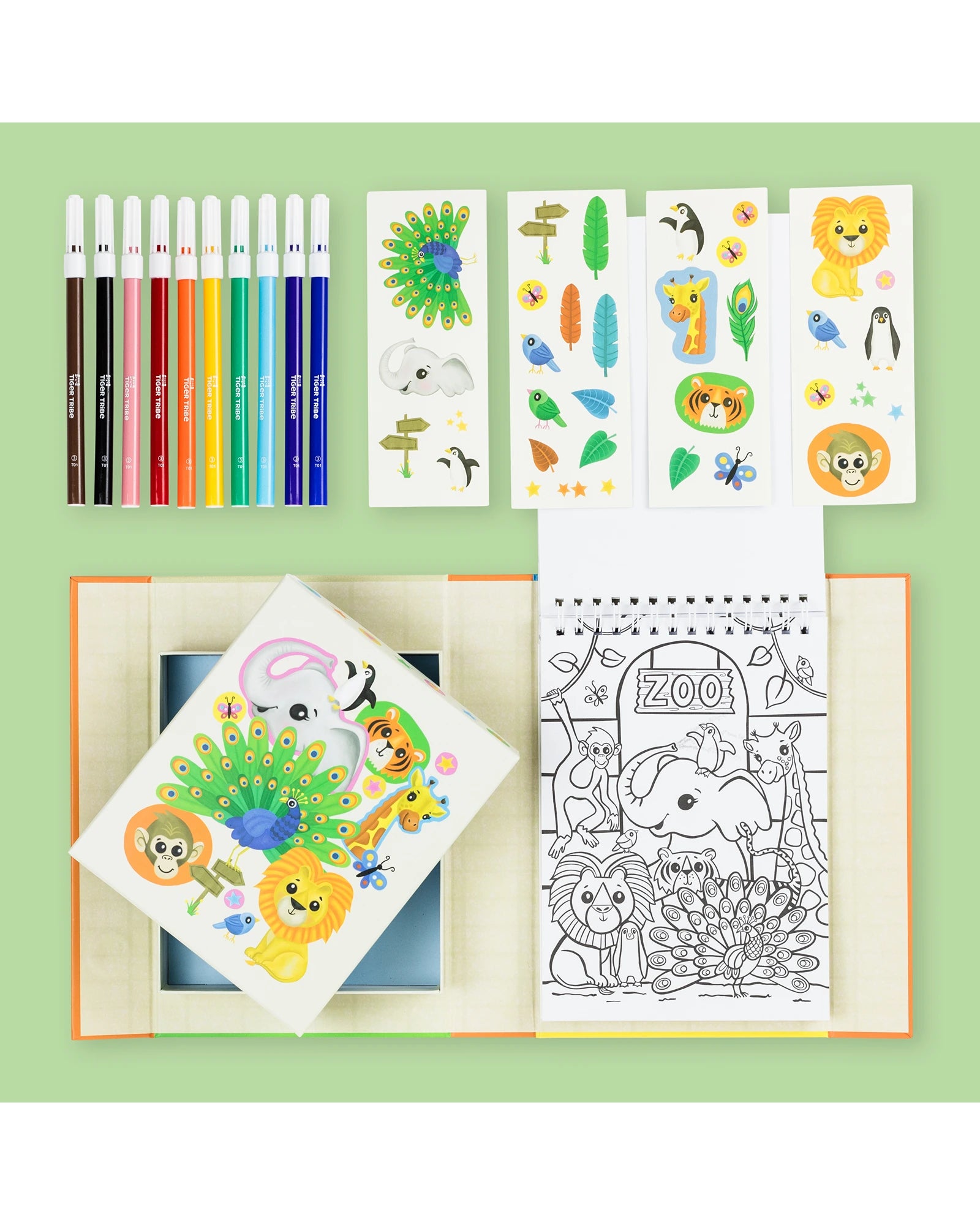 Colouring Set - Zoo