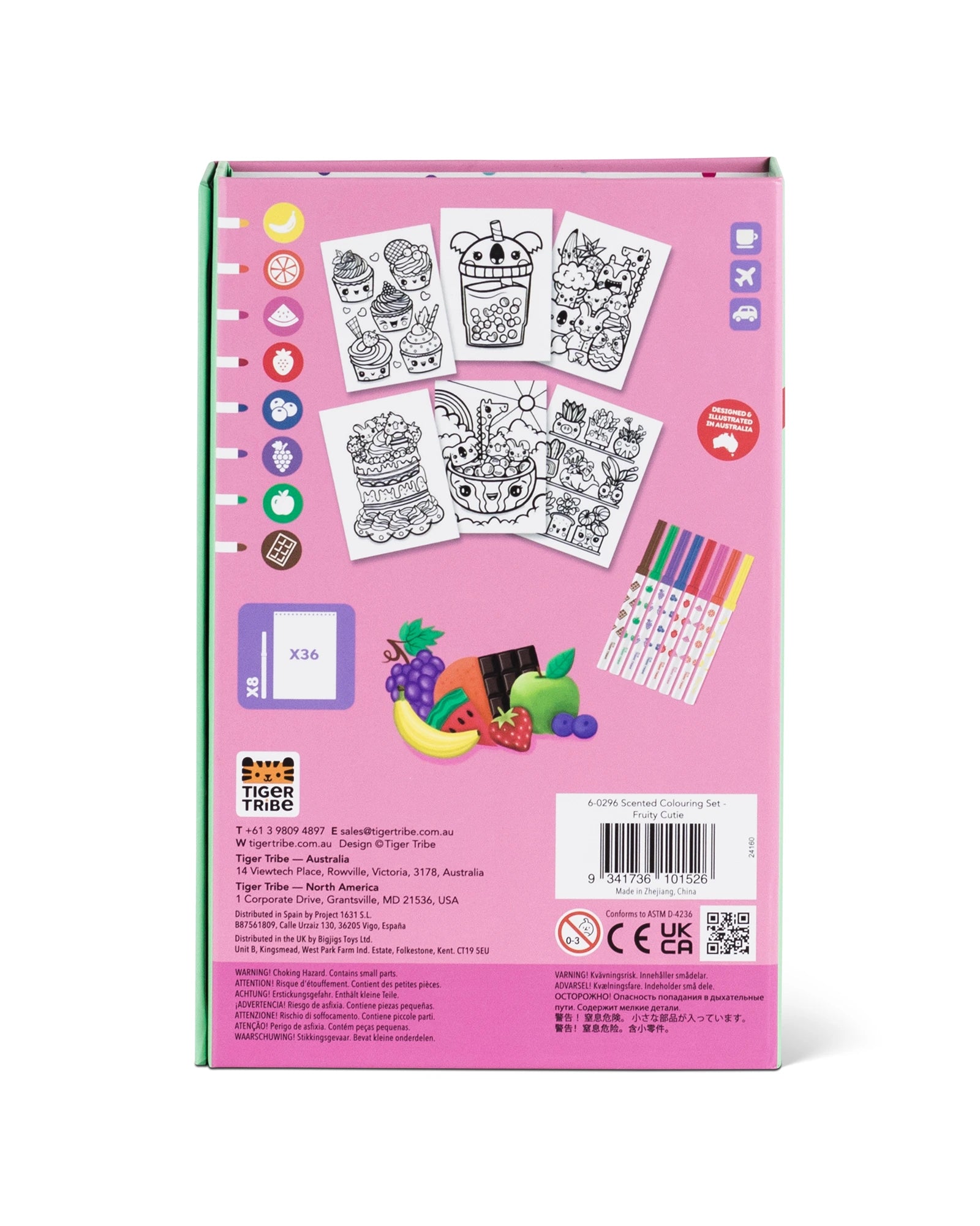 Tiger Tribe Scented Colouring Fruity Cutie