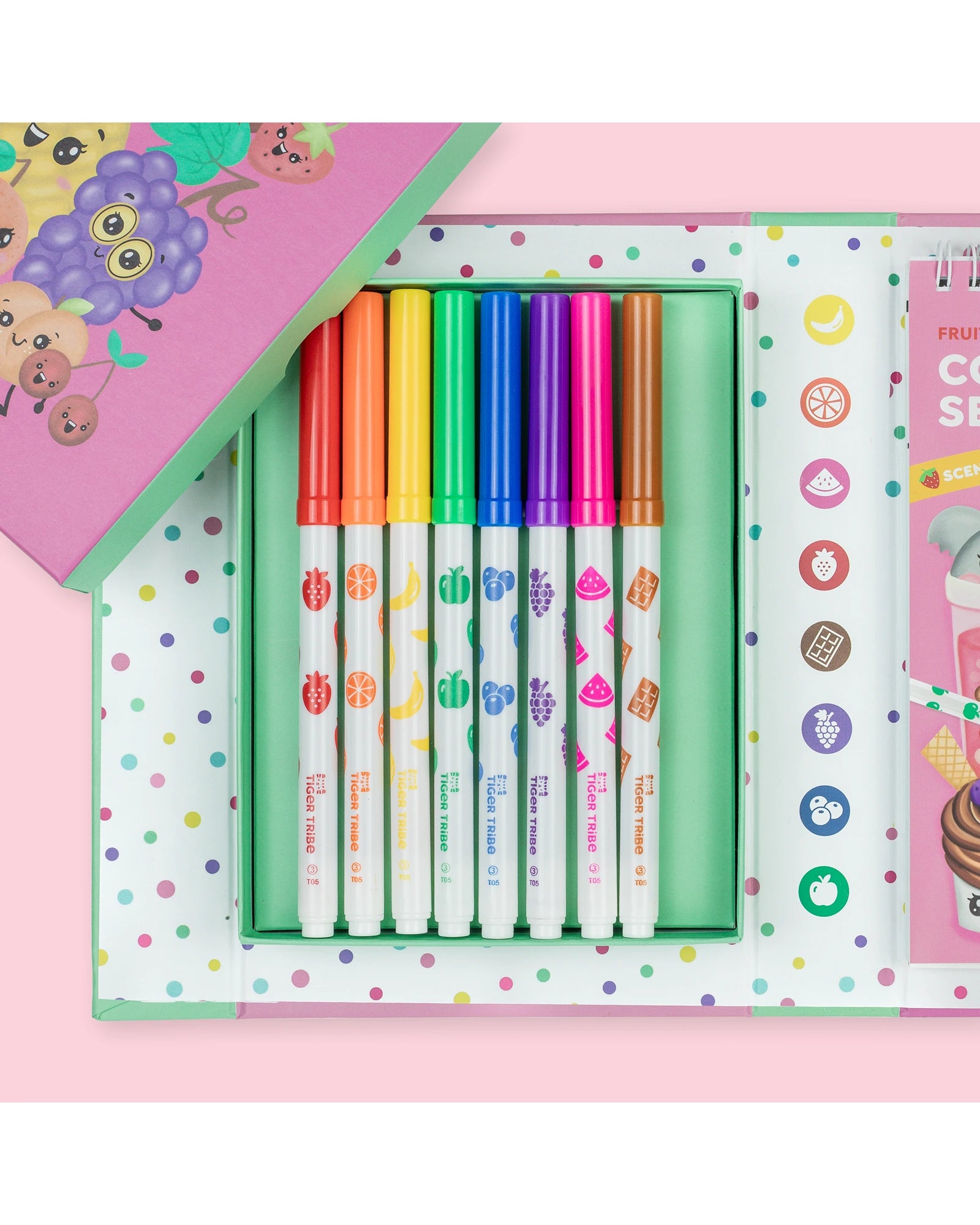 Tiger Tribe Scented Colouring Fruity Cutie