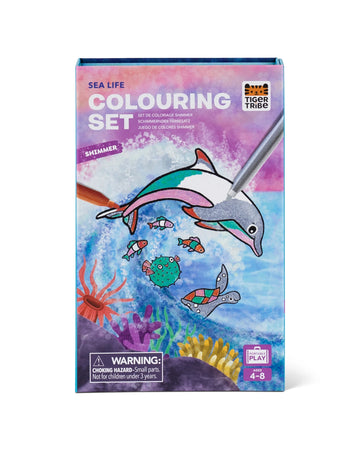 Shimmer Colouring Set - Sea Life