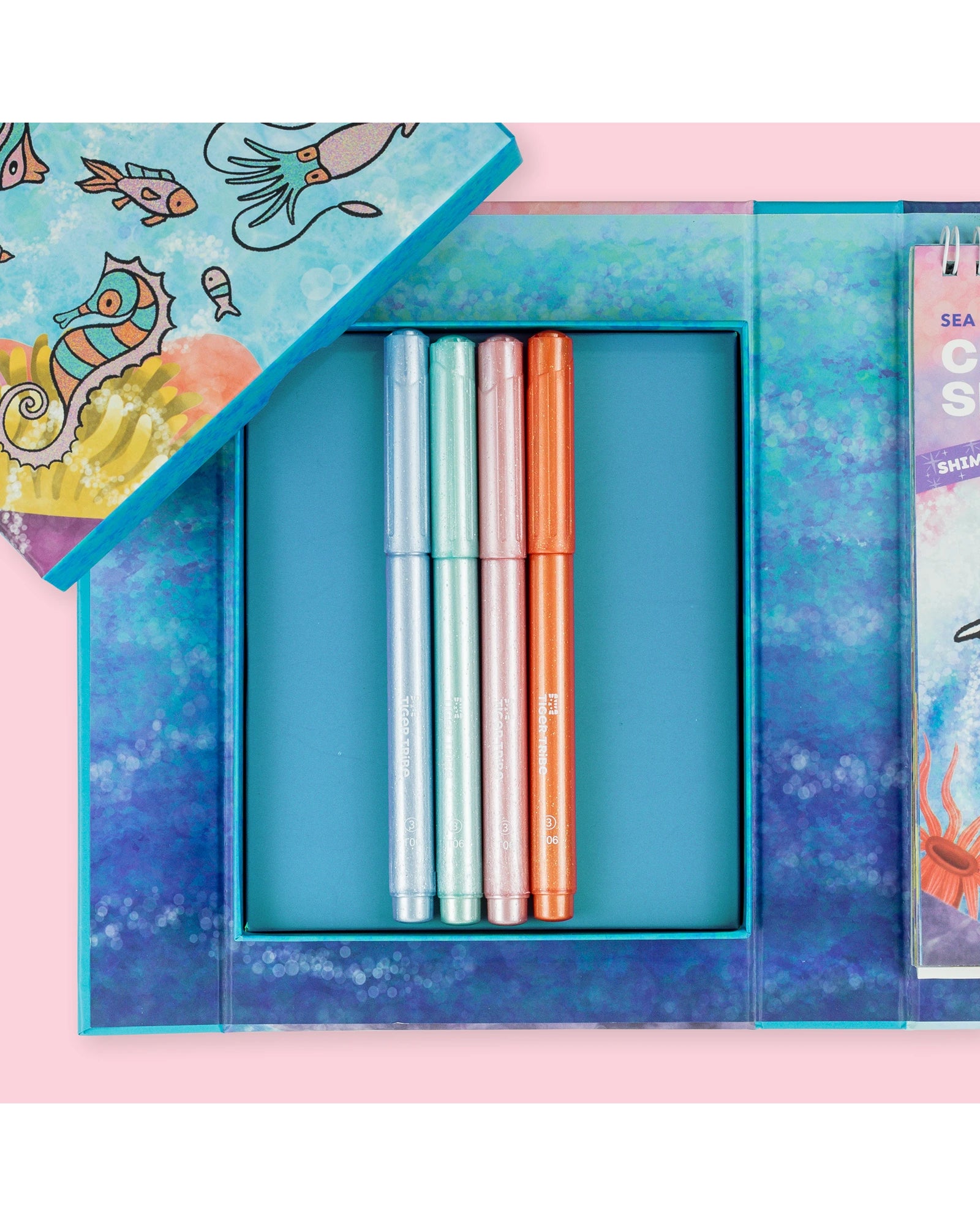 Shimmer Colouring Set - Sea Life