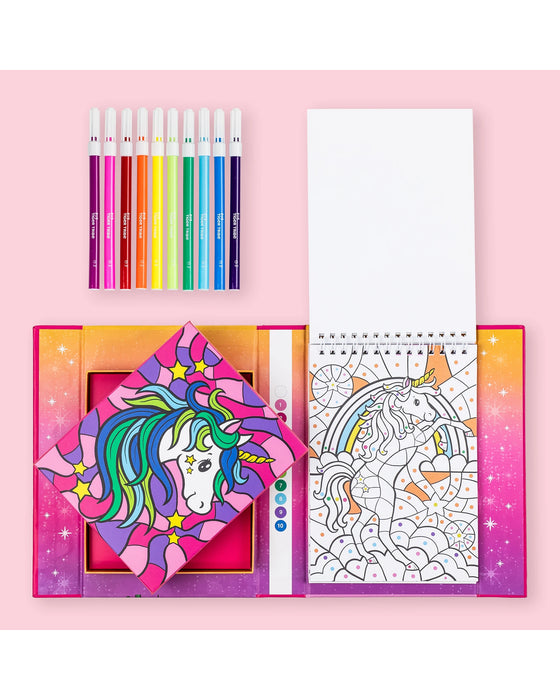 Tiger Tribe Colour By Numbers - Unicorn Dreaming