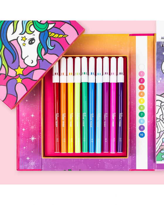Tiger Tribe Colour By Numbers - Unicorn Dreaming