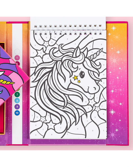 Tiger Tribe Colour By Numbers - Unicorn Dreaming