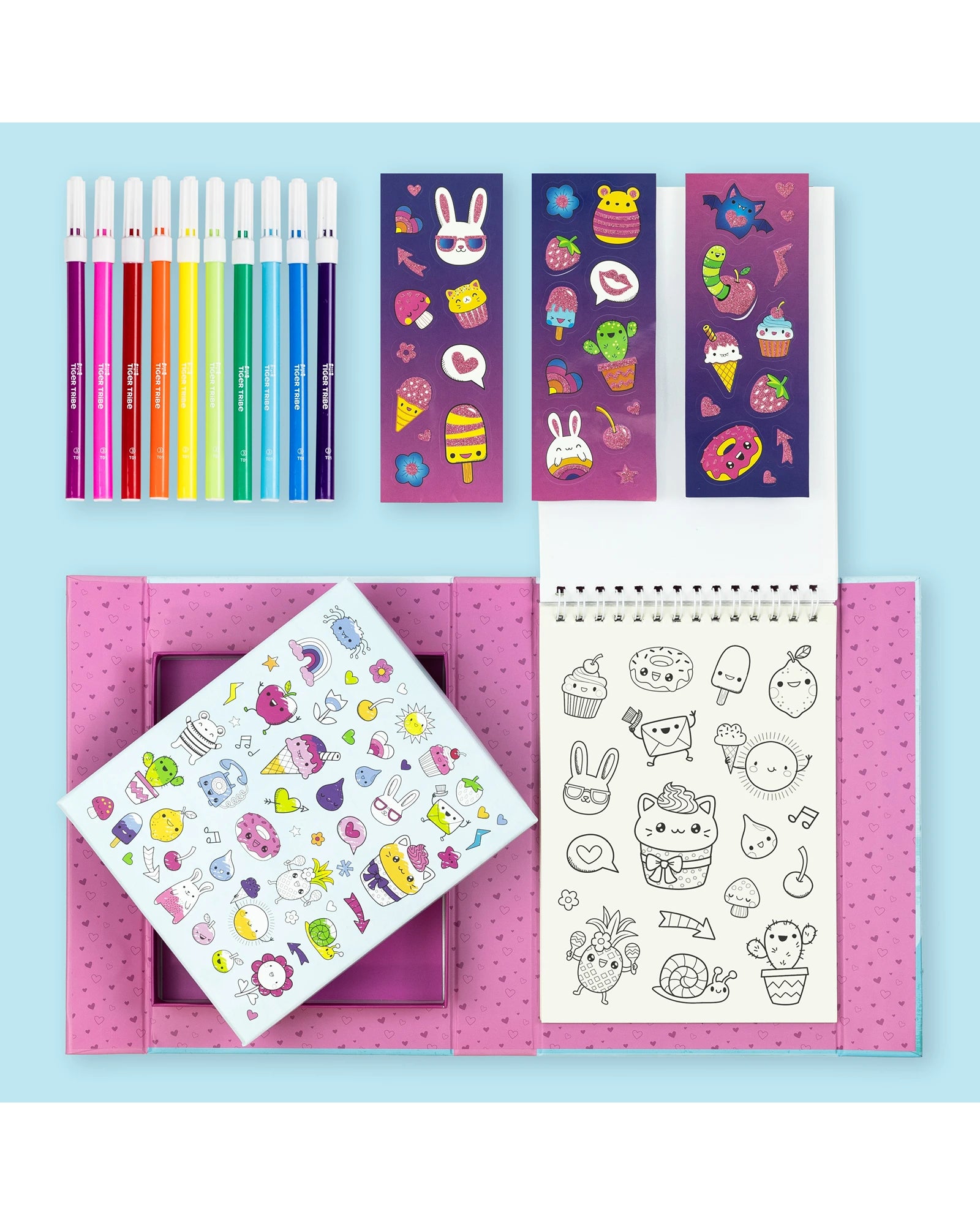 Tiger Tribe Stacks Of Stickers Little Cuties